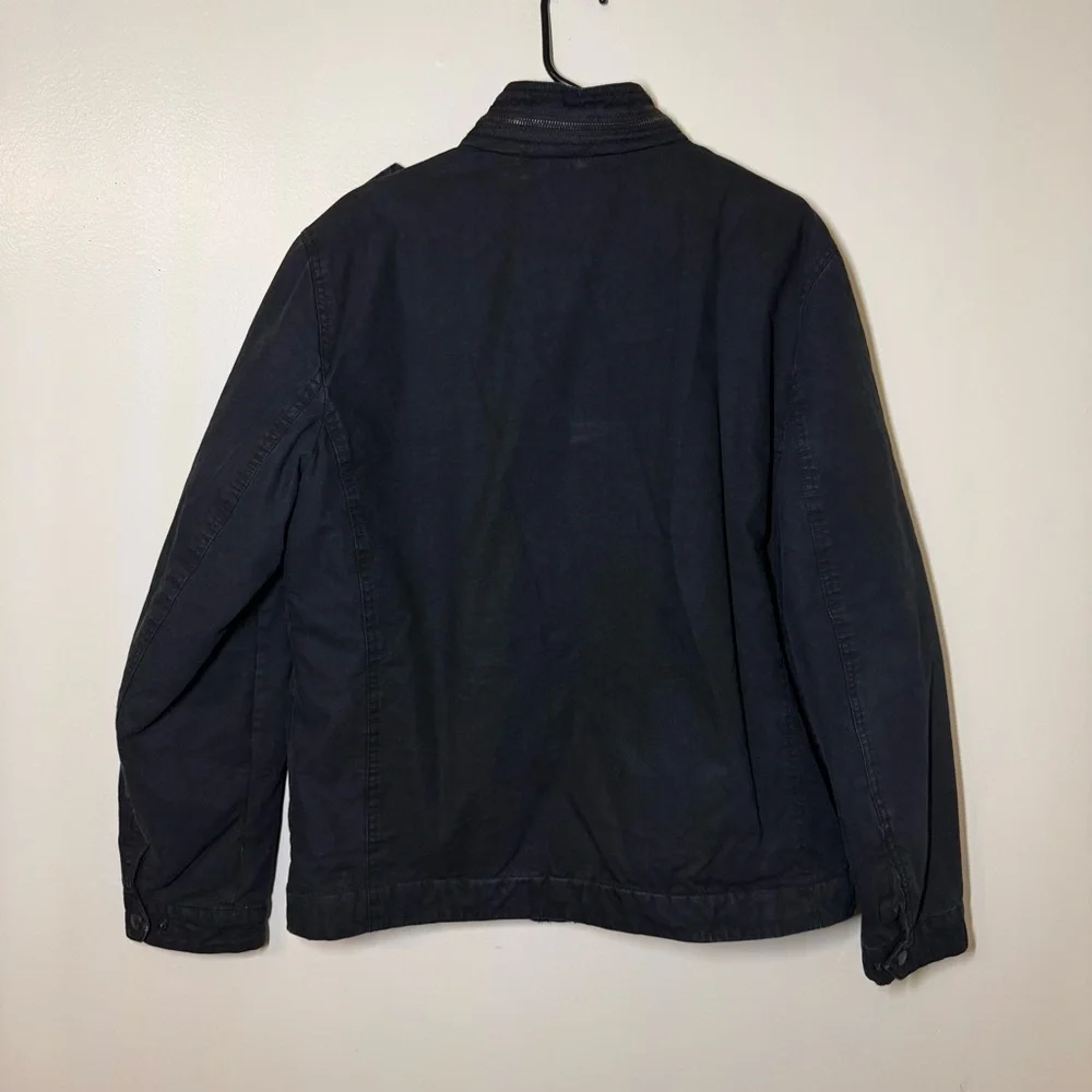 Levi's Men's Black Cotton Military Jacket